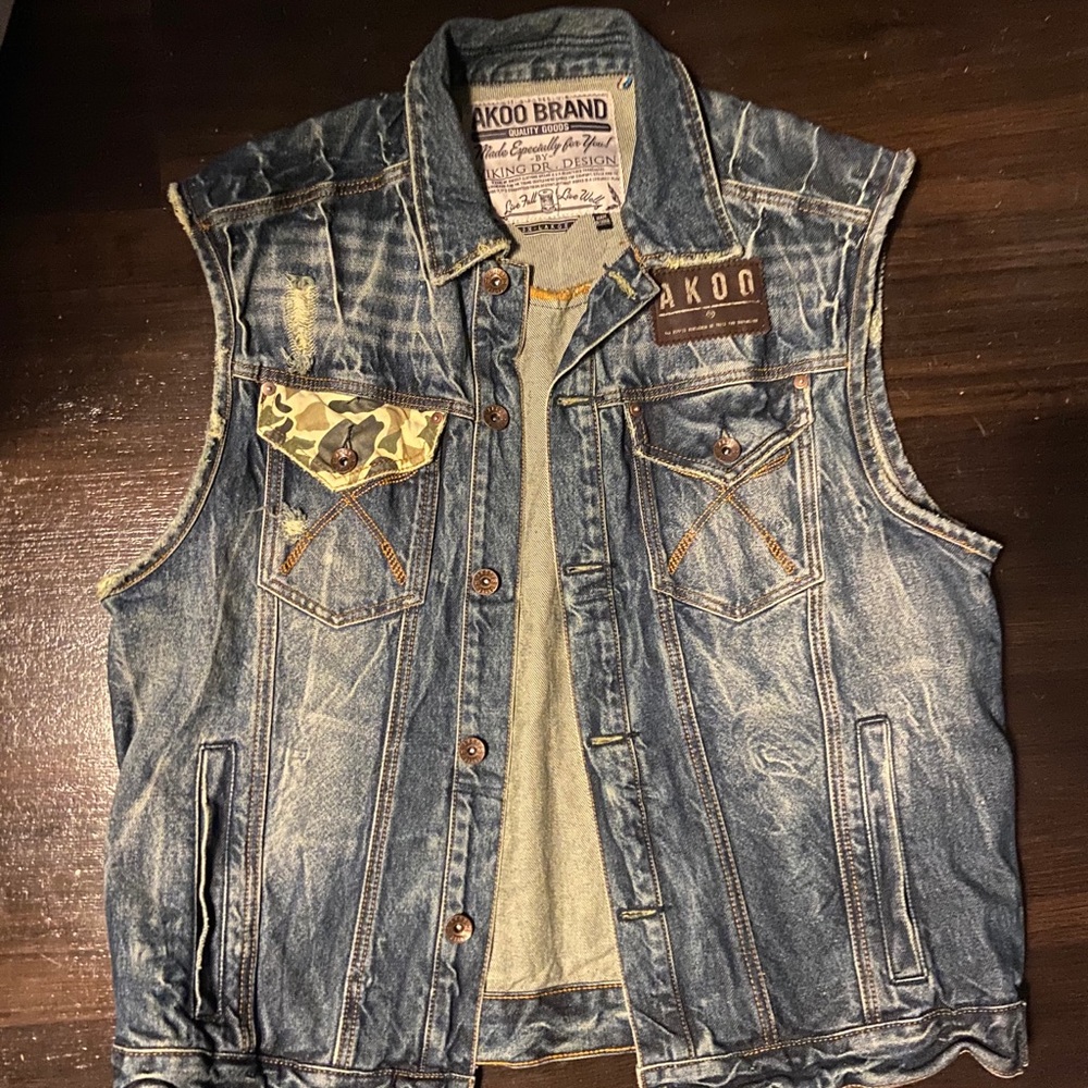 Men’s jean vest